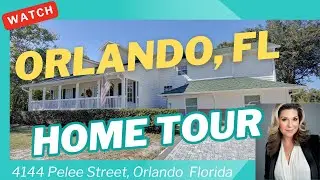 4144 Pelee St Orlando  Lakefront Property Tour