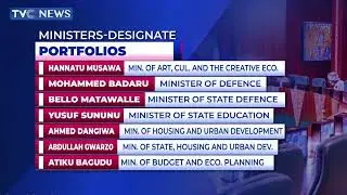 See Full List Of Portfolios Assigned To Ministers-Designate | TRENDING
