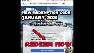 ROS new redemption code 01/19/2021