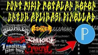 1000+ FONT PENCAK SILAT METALAN TERBARU 2025