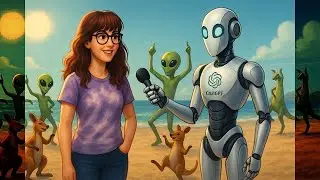 The Unhinged Interview: Aliens, Wallabies & Interstellar Disco | Stephanie Hoover x ChatGPT (Part 2)