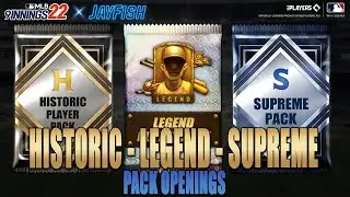 MLB 9 Innings | Historic - Legend - Supreme Pack Openings | Montage