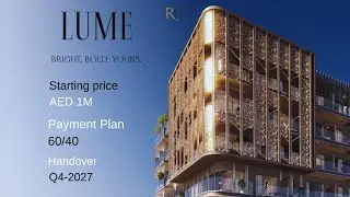 Lume Residences JVC | Full Details, Floor Plans, Prices & Payment Plan | Starting AED 1.01M