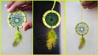 Dream catcher key chain | How to make dream catcher key chain | mini dream catcher