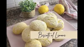 Biscotti al limone morbidi! #lemoncrinklecookies #ricettalimone #biscotti 