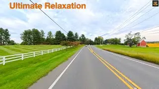 Ultimate Relaxation 🚗 Green Fields, Cozy Farms & Gentle Piano Sounds