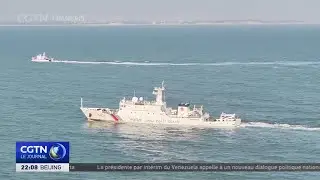 Patrouilles de routine de la garde côtière du Fujian dans les eaux proches de Kinmen