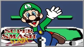 SUPER SMASH FLASH: Luigi (Classic & Adventure Mode)