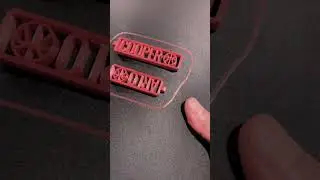 Get 2 3D Name Tags with Basketball Icon off the Printing Board