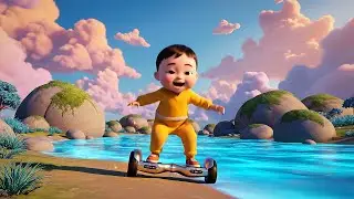 Fortnite Baby Rode a Hoverboard Across the Lava 🌋 | Kids Songs & Nursery Rhymes