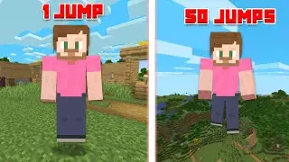 Minecraft UHC But Every Time You Jump, You Jump Higher!