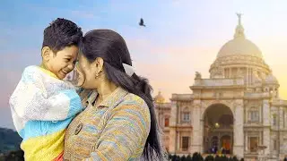Explore Amazing Victoria Memorial with baby | The Angel of Victory | ananyaojha official
