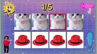 Say The Word On Beat ⭐ | Cat Fun Focus Challenge