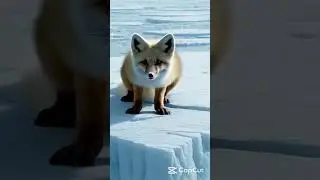 Arctic Fox Rescue: Drones Battle Blizzards to Save Trapped Pup on Melting Ice! #animalrescue #fox