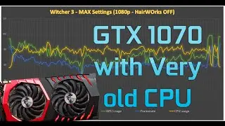 MSI Geforece GTX 1070 Gaming X meets 6 year old CPU Bottleneck