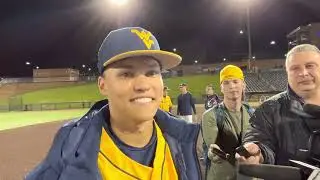 WVU star JJ Westerholt discusses the Backyard Brawl win