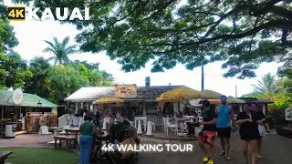 [4k] Kōloa Walk : What it’s like in Koloa Hawaii - Beautiful Town in Kauai