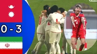 Nepal vs Iran l(0-3)l Highlight ll international women's friendly match ll2025