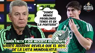 MÉXICO, un 80% LISTO. JAVIER AGUIRRE ADELANTA la convocatoria para el MUNDIAL 2026 | Futbol Picante