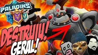 ESSE BK ME DESTRUIU! Paladins Rankeada ft Reninx e Zigi