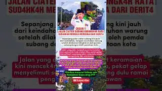 Jalan ciater subang dib0ngk4r dedi mulyadi #kdm #bapaaing #gubernurjawabarat #ciatersubang #subang