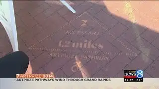 Navigating ArtPrize using walking paths