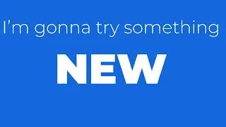 I'm trying something new! - Genre Stepping Announcement