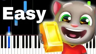 Talking Tom Gold Run | EASY Piano Tutorial