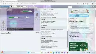 Pok&eacute;mon Showdown Random battles (42)
