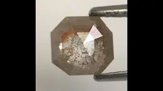 Brown Color 1.01 Ct Fancy Shape Natural Loose Diamond 6.01 mm X 6.27 mm X 3.00 mm SJ05/23