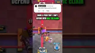 Hero Mini Pekka + Evo Hunter vs 4 Elixir 🖤 #clashroyale