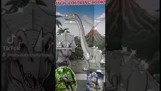 Dinosaur Coloring Books #coloringadventure #dinoadventure #dinosaur