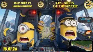 MSFS24 Group Flight IFR Landing Challenge P&eacute;rou 18/01/2026