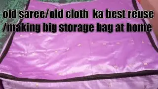 Big Storage box making with fabric at home/multiple storage bag/Storage bag kaise bnaye