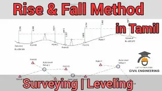 Rise and Fall method | Tamil | Levelling | Surveying | TNPSC AE Civil JDO | SSC JE Civil Preparation