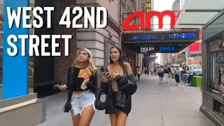 West 42nd Street Walking Tour in NYC [4K]