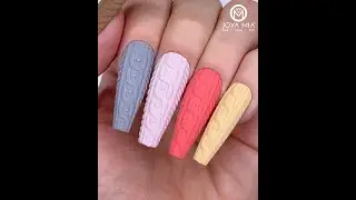 Cable Sweater Nails by JOYA MIA