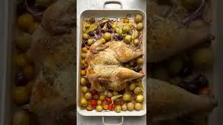 Sheet Pan Mediterranean Spatchcock Chicken