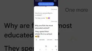 The joke or funny with the robot of Google assistant