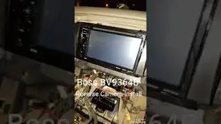 Установка камеры заднего вида Boss BV9364B