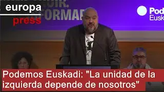 Podemos Euskadi asegura que 