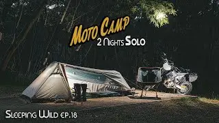 Two Nights Solo Motorcycle Camping in the Mountains | Silent Vlog | Sleeping Wild Ep.18