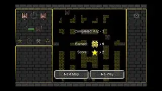 Геймплей игры Tank Game на 8-битной консоли | Первая игра | Все попытки + прохождение первой карты