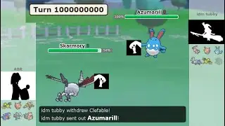 Bad Apple played on the longest competitive Pokemon battle of all time