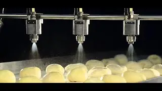 OIL SPRAYING ON FOOD PRODUCTS | FROM B.KUMAR FOOD CONSULTANCY SERVICES RAJKOT_9824930108