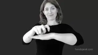 ASL classifiers: [objects] on a table