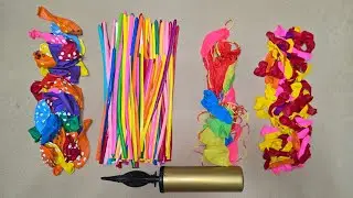 Extreme Satisfying ASMR | Colorful Balloons Completion Popping Sounds