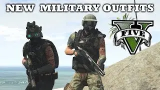 GTA V - New Top Apocalyptic Military Outfits! Arena War Update Custom Outfits
