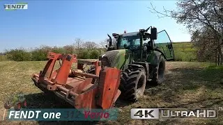 FarmVlog (cab view)! Mulchen - Grasmahd mit FENDT one 312 erster Schnitt 2022 4k UHD