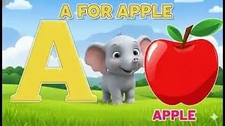ABC Song for Kids | A for Apple 🍎 | Learn Alphabets with Fun | Little Roots Nursery Rhymes